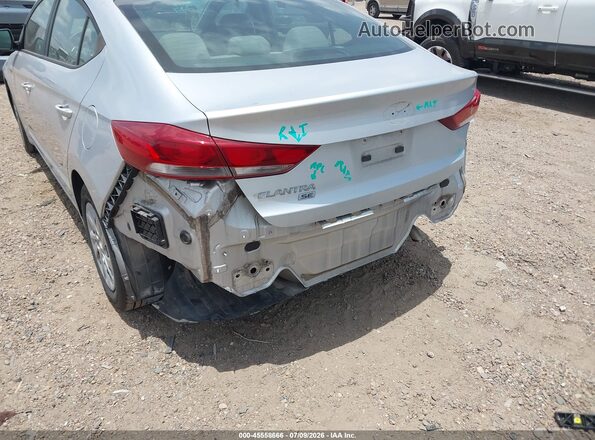 KMHD74LF7HU404952 2017 HYUNDAI ELANTRA Silver Front view
