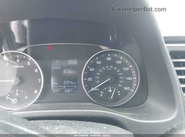 KMHD74LF7HU404952 2017 HYUNDAI ELANTRA Silver Rear seats view