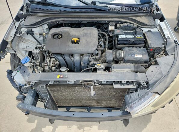 KMHD74LF7KU808972 2019 HYUNDAI ELANTRA Серебряный Вид задней части салона