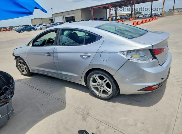 KMHD74LF7KU808972 2019 HYUNDAI ELANTRA Серебряный Задняя левая четверть