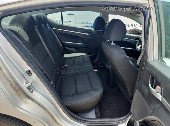 KMHD74LF7KU808972 2019 HYUNDAI ELANTRA Серебряный Вид задних сидений