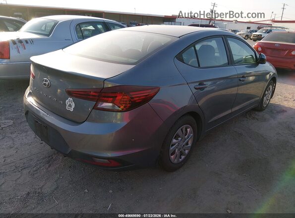 KMHD74LF7KU848842 2019 HYUNDAI ELANTRA Blue Trasero derecho