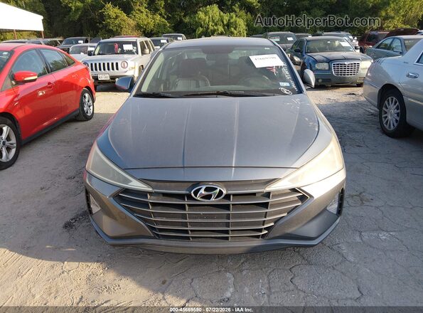 KMHD74LF7KU848842 2019 HYUNDAI ELANTRA Blue Vista del cuadro de instrumentos