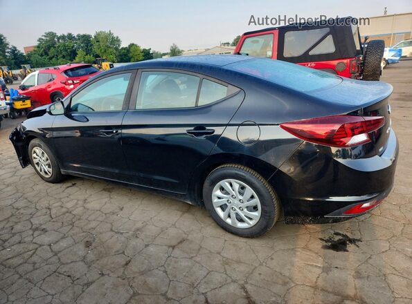 KMHD74LF7KU854995 2019 HYUNDAI ELANTRA Black Tył lewy