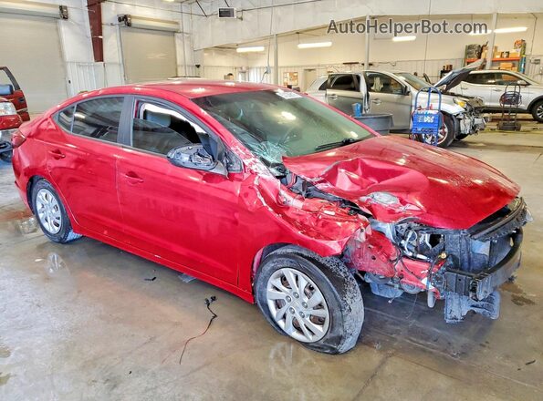 KMHD74LF7LU947632 2020 HYUNDAI ELANTRA Red Delantero derecho