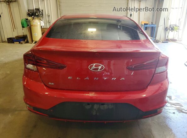 KMHD74LF7LU947632 2020 HYUNDAI ELANTRA Red Vista trasera