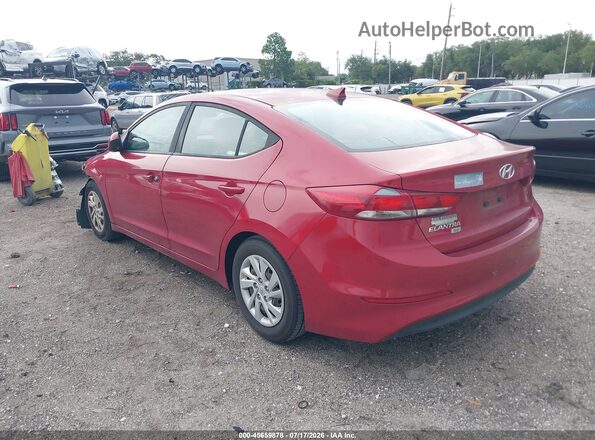 KMHD74LF8HU060872 2017 HYUNDAI ELANTRA Red Rear left