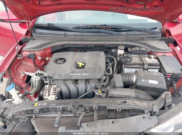 KMHD74LF8HU060872 2017 HYUNDAI ELANTRA Red Rear view