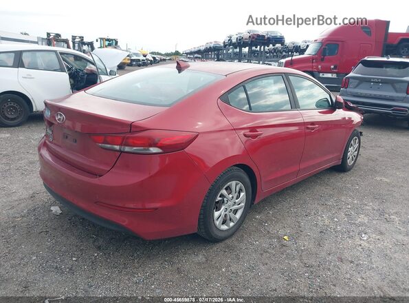 KMHD74LF8HU060872 2017 HYUNDAI ELANTRA Red Rear right