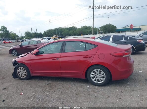 KMHD74LF8HU060872 2017 HYUNDAI ELANTRA Red 360 interior view