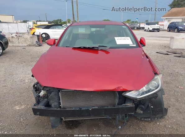 KMHD74LF8HU060872 2017 HYUNDAI ELANTRA Red Instrument cluster view