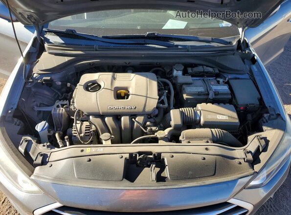 KMHD74LF8HU082841 2017 HYUNDAI ELANTRA Gray Widok wnętrza z tyłu