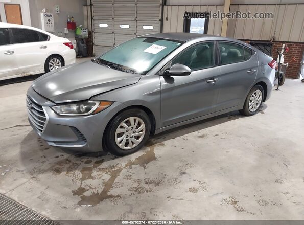 KMHD74LF8HU099445 2017 HYUNDAI ELANTRA Gray Передня ліва чверть