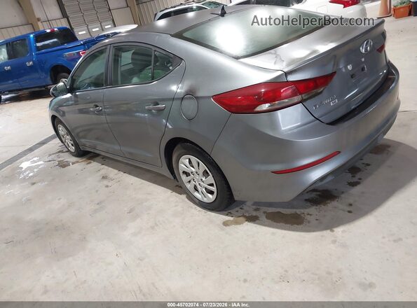 KMHD74LF8HU099445 2017 HYUNDAI ELANTRA Gray Задня ліва чверть