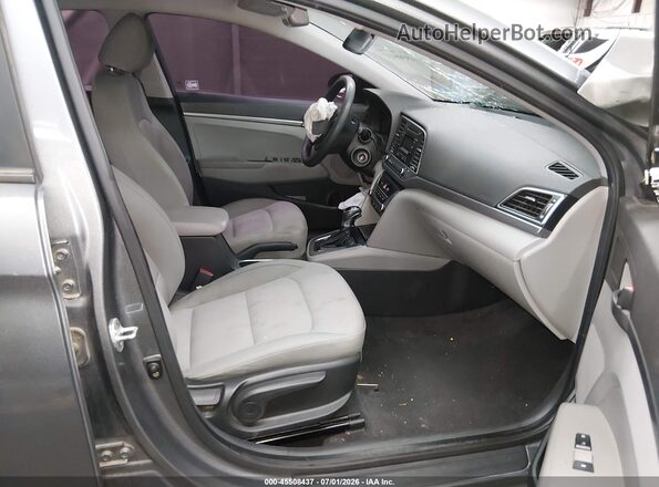 KMHD74LF8HU122092 2017 HYUNDAI ELANTRA Black Սալոնի դիմացի տեսք