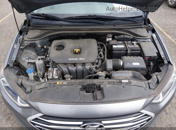KMHD74LF8HU150247 2017 HYUNDAI ELANTRA Gray Rear view