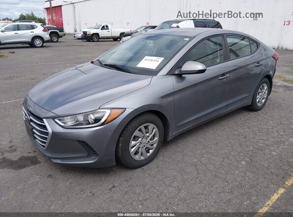 KMHD74LF8HU150247 2017 HYUNDAI ELANTRA Gray Front left