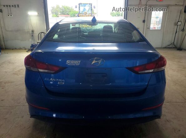 KMHD74LF8HU390477 2017 HYUNDAI ELANTRA Blue Vista trasera