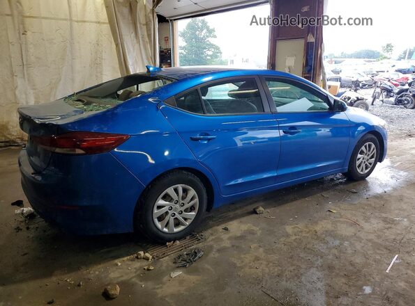 KMHD74LF8HU394495 2017 HYUNDAI ELANTRA Blue Tył prawy