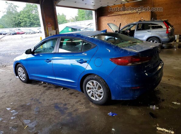 KMHD74LF8HU394495 2017 HYUNDAI ELANTRA Blue Tył lewy