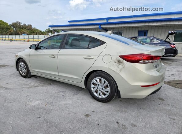 KMHD74LF8HU395551 2017 HYUNDAI ELANTRA Cream Tył lewy