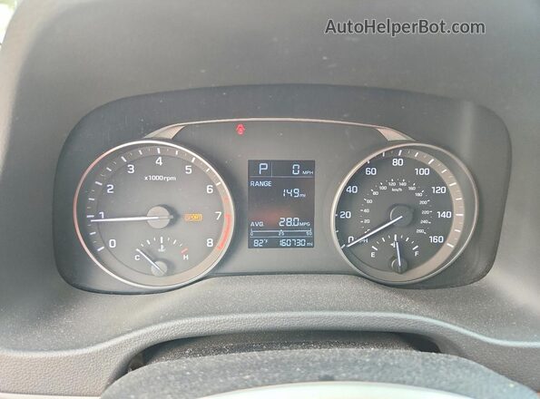 KMHD74LF8HU395551 2017 HYUNDAI ELANTRA Cream Widok zestawu wskaźników