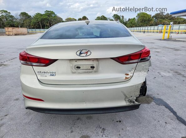 KMHD74LF8HU395551 2017 HYUNDAI ELANTRA Cream Widok z tyłu