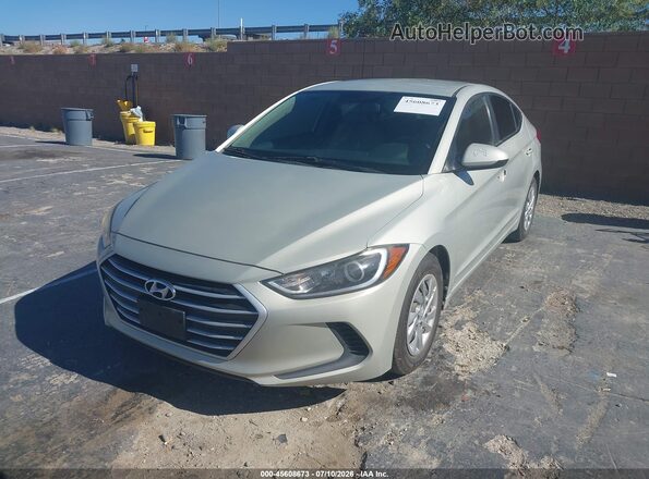 KMHD74LF8HU417502 2017 HYUNDAI ELANTRA Серый Передняя левая четверть