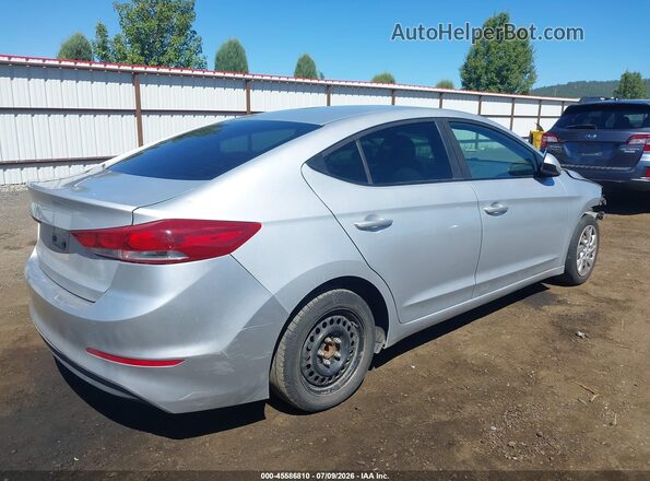KMHD74LF8JU468780 2018 HYUNDAI ELANTRA Silver Задня права чверть