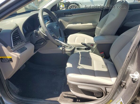 KMHD74LF8JU574355 2018 HYUNDAI ELANTRA Silver წინა სალონის ხედი