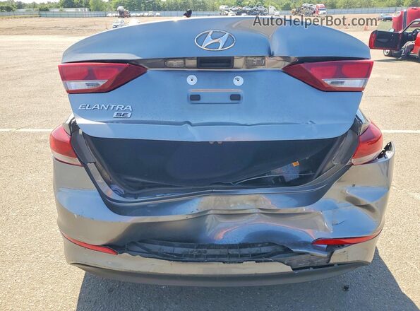 KMHD74LF8JU574355 2018 HYUNDAI ELANTRA Silver უკანა ხედი