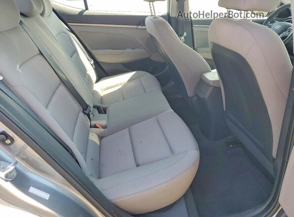 KMHD74LF8JU574355 2018 HYUNDAI ELANTRA Silver უკანა სავარძლების ხედი
