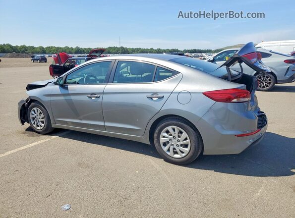 KMHD74LF8JU574355 2018 HYUNDAI ELANTRA Silver უკანა მარცხენა