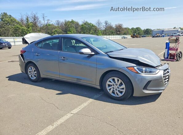 KMHD74LF8JU574355 2018 HYUNDAI ELANTRA Silver წინა მარჯვენა