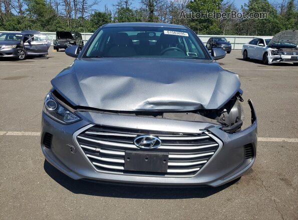 KMHD74LF8JU574355 2018 HYUNDAI ELANTRA Silver წინა ხედი