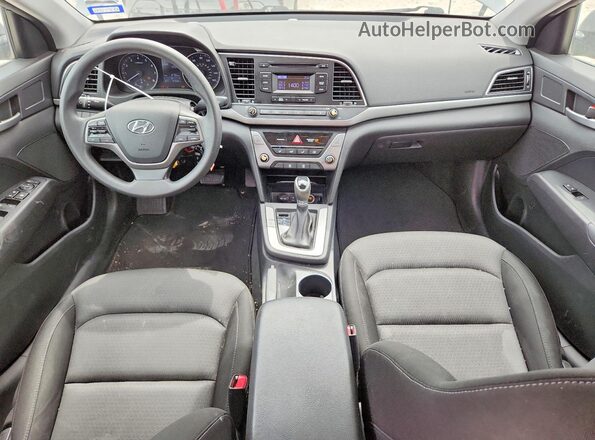 KMHD74LF8JU597361 2018 HYUNDAI ELANTRA Silver Dashboard view