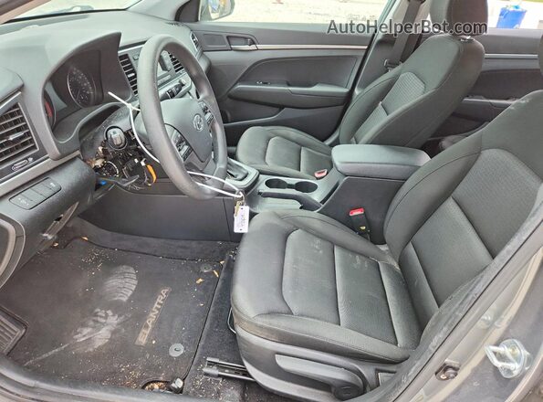KMHD74LF8JU597361 2018 HYUNDAI ELANTRA Silver Front interior view