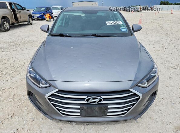 KMHD74LF8JU597361 2018 HYUNDAI ELANTRA Silver Front view