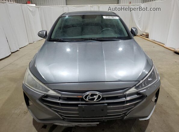 KMHD74LF8KU757238 2019 HYUNDAI ELANTRA Gray Vista de la etiqueta del VIN