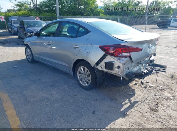 KMHD74LF8LU100568 2020 HYUNDAI ELANTRA Silver Задня ліва чверть