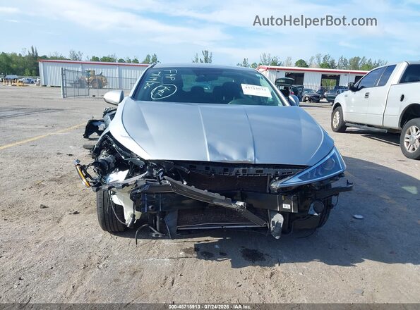 KMHD74LF8LU100568 2020 HYUNDAI ELANTRA Silver Вид задньої частини салону