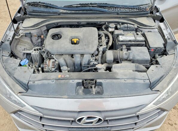 KMHD74LF8LU942813 2020 HYUNDAI ELANTRA Gray Սալոնի հետևի տեսք