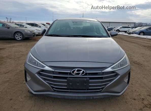 KMHD74LF8LU942813 2020 HYUNDAI ELANTRA Gray Դիմացի տեսք