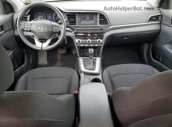 KMHD74LF8LU942813 2020 HYUNDAI ELANTRA Gray Առջևի վահանակի տեսք