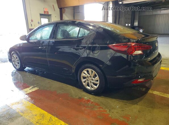 KMHD74LF8LU953875 2020 HYUNDAI ELANTRA Черный Задняя левая четверть