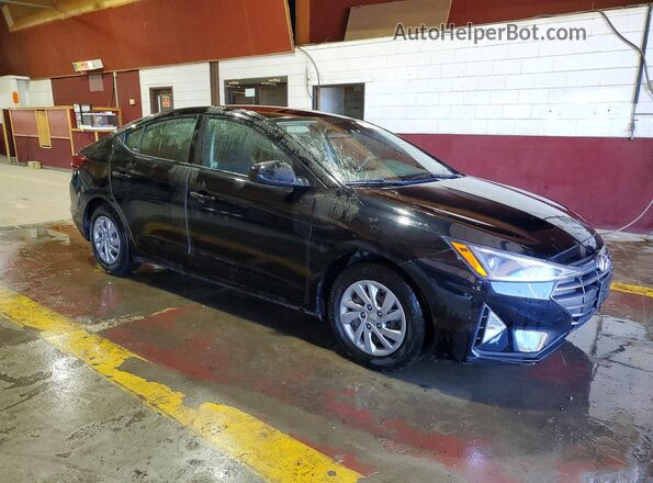 KMHD74LF8LU953875 2020 HYUNDAI ELANTRA Черный Передняя правая четверть