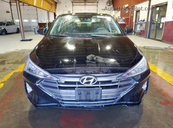 KMHD74LF8LU953875 2020 HYUNDAI ELANTRA Черный Вид спереди