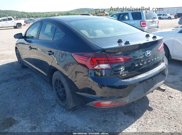 KMHD74LF8LU997956 2020 HYUNDAI ELANTRA Black Հետևի ձախ