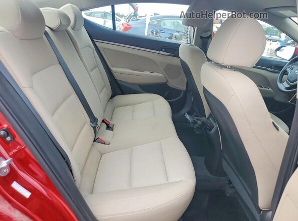 KMHD74LF9HU422370 2017 HYUNDAI ELANTRA Red Հետևի նստատեղերի տեսք