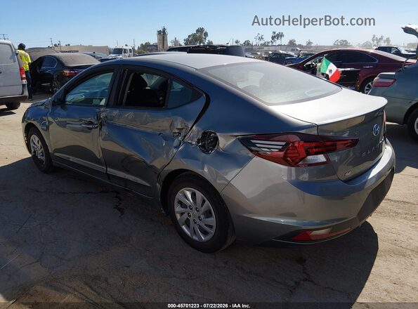 KMHD74LF9KU808357 2019 HYUNDAI ELANTRA Серый Задняя левая четверть